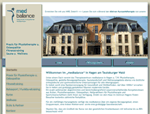 Tablet Screenshot of medbalance.de